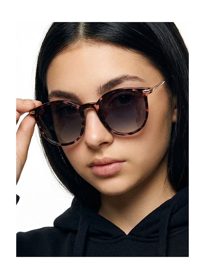 John Jacobs Full Rim Polarized Cat Eye Sunglasses For Men & Women - 48mm - Tortoise - Image 4