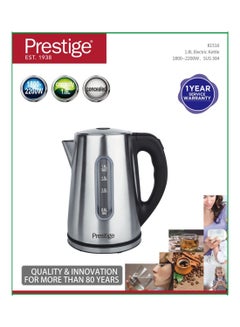 Cordless Electric Kettle | Concealed Kettle Stainless Steel Kettle | Boil Dry Protection & Auto Shut Off Feature | Ideal for Hot Water, Tea & Coffee Maker 1.8 L 2200 W 81516 Silver/Black