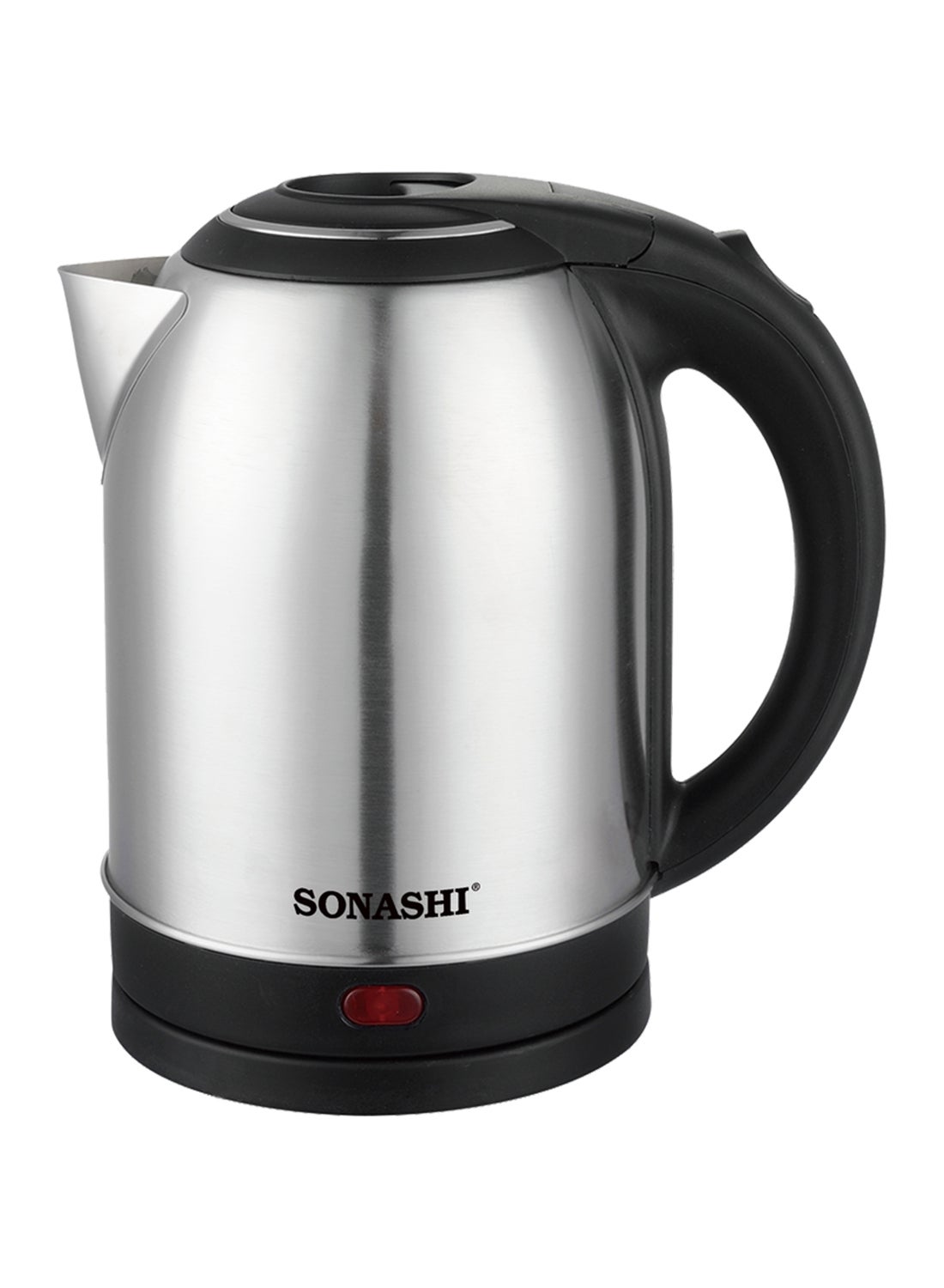 SONASHI Stainless Steel Electric Cordless Kettle 1.8L - 360° Swivel Base with Light Indicator and Boil-Dry Protection | Kettles for Office/Home | Auto-Off and Kid-Safe Product 1.8 L 1500 W SKT-1813 Silver 