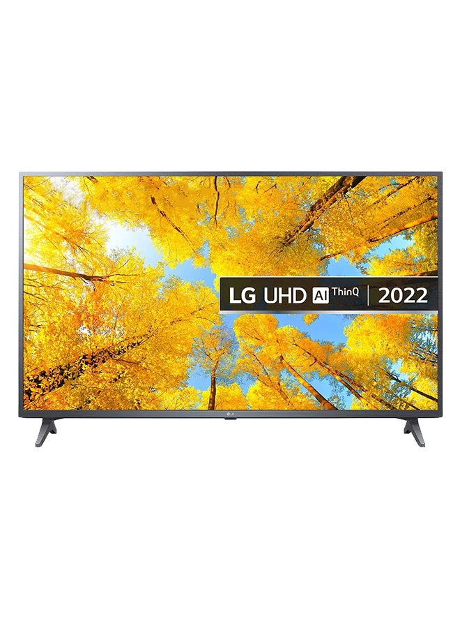 LG - UHD 4K TV 55-Inch UQ7500 Series, Cinema Screen Design 4K Active HDR Webos Smart Ai Thinq 55UQ75006LG Black - Image 1
