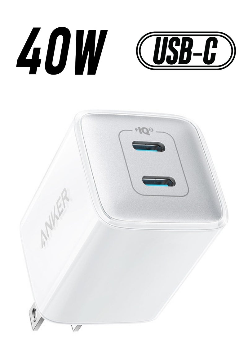 Anker USB  Type C Wall Charger 40W White  - Image 1