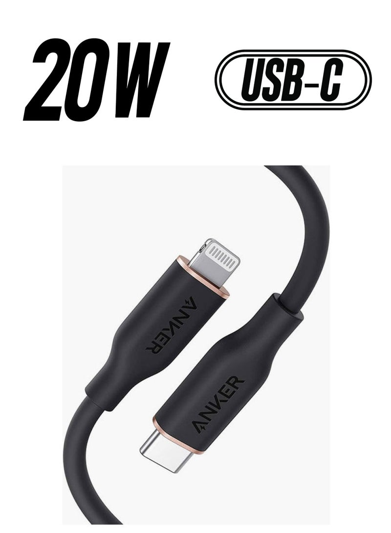 كابل باور لاين III فلو من منفذ  USB-C إلى منفذ لايتنينج (3 أقدام/0.9 متر) أسود - pnsku/N53337260A/45/_/1738233027/d60a7dbc-19cb-4837-b344-30555fb3aa0f