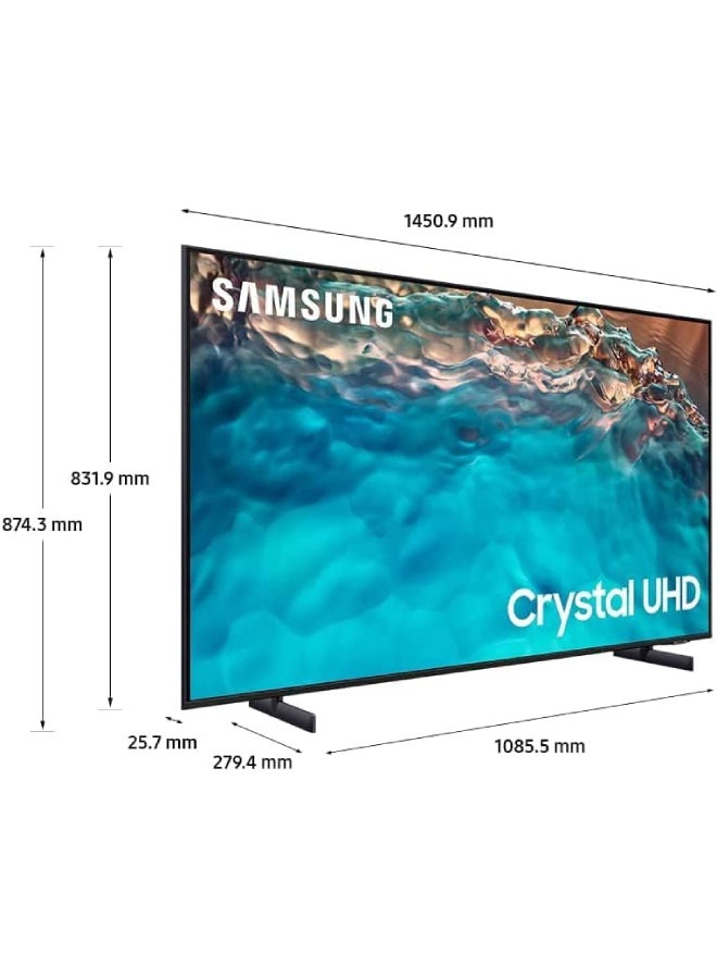 Samsung 65-Inch Crystal UHD Smart TV (2022) UA65BU8000UXZN Black  - Image 3