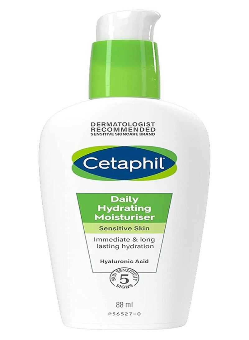 Cetaphil Daily Hydrating Moisturiser Light Weight Face Moisturiser With Hyaluronic Acid 88ml - Image 1