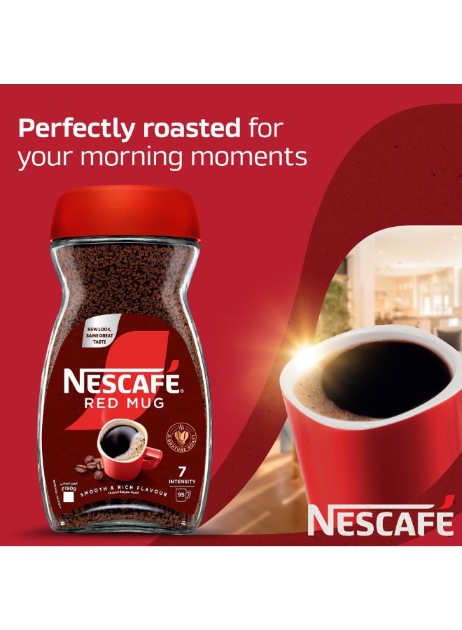 Nescafe Red Mug Instant Coffee 190grams - Image 2