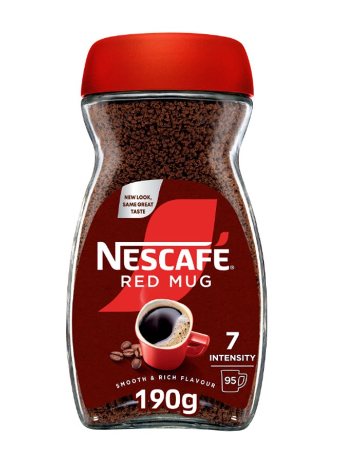 Nescafe Red Mug Instant Coffee 190grams - Image 1
