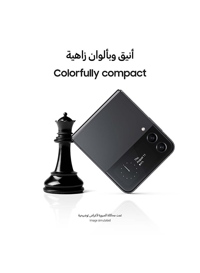 Samsung Galaxy Z Flip 4 5G Single SIM + eSIM Graphite 8GB RAM 256GB - Middle East Version - Image 3
