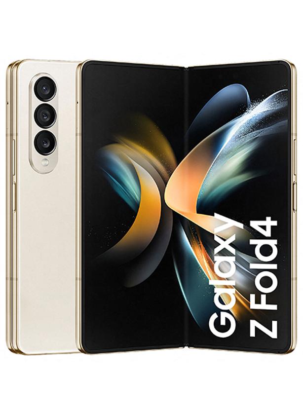 سامسونج هاتف Galaxy Z Fold 4 5G ثنائي الشريحة باللون البيج وذاكرة الوصول العشوائي (RAM) سعة 12 جيجابايت وسعة 256 جيجابايت - إصدار الشرق الأوسط - Image 1