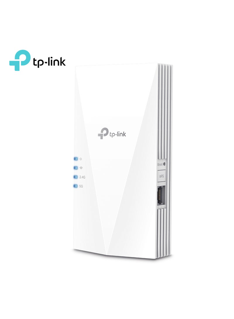 TP-LINK - RE600X AX1800 Wi-Fi 6 Range Extender White - Image 1