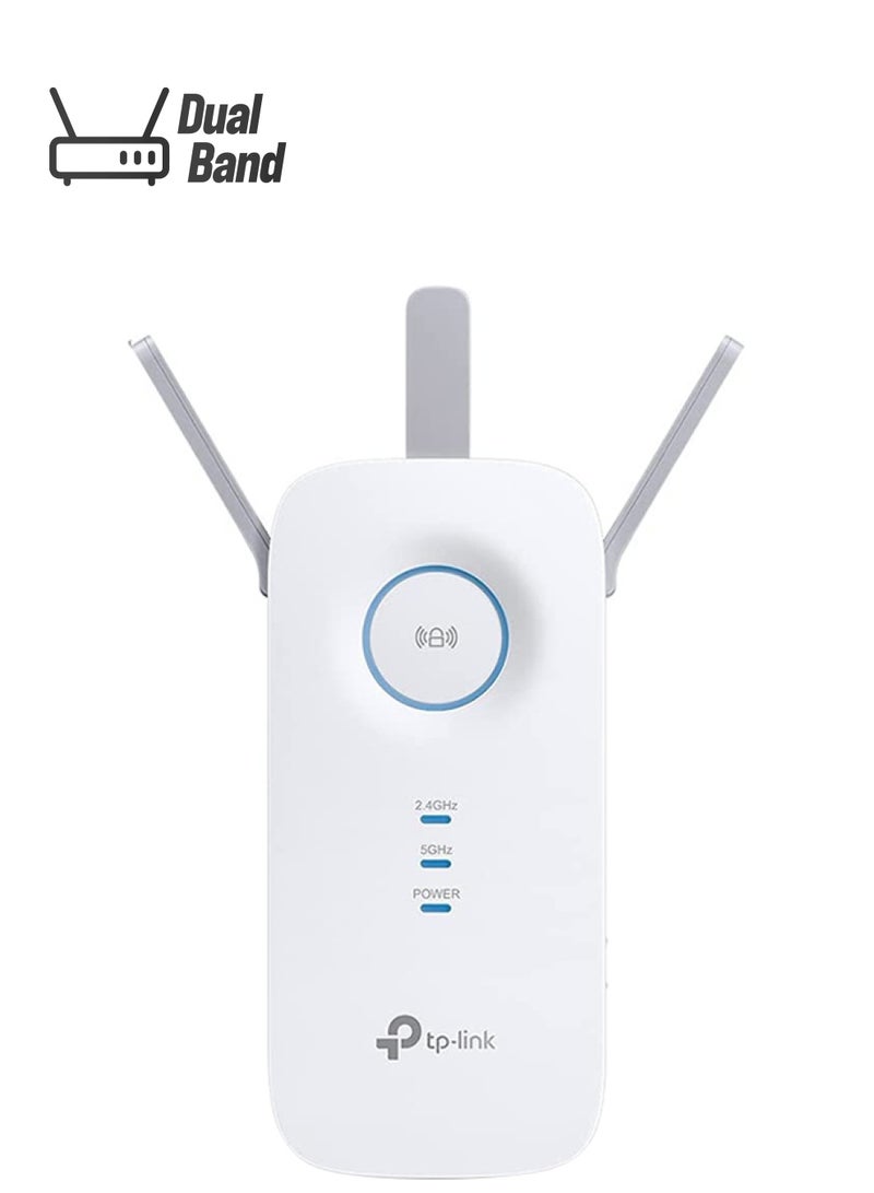 TP-LINK RE550 AC1900 Wi-Fi Range Extender White  - Image 1