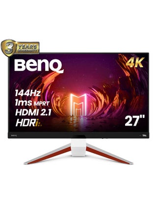 27 inch MOBIUZ EX2710U 4K UHD VESA DisplayHDR600 IPS Gaming Monitor with Remote-4k@120Hz PS5 Compatible,98%DCI-P3,144Hz,1ms MPRT,AMD FreeSync Premium Pro,Speakers,HDMI 2.1,DP,USB 3.0Hu White - pnsku/N53338333A/45/_/1708935227/6c0a1e35-52d7-4803-aa34-5277daa93620