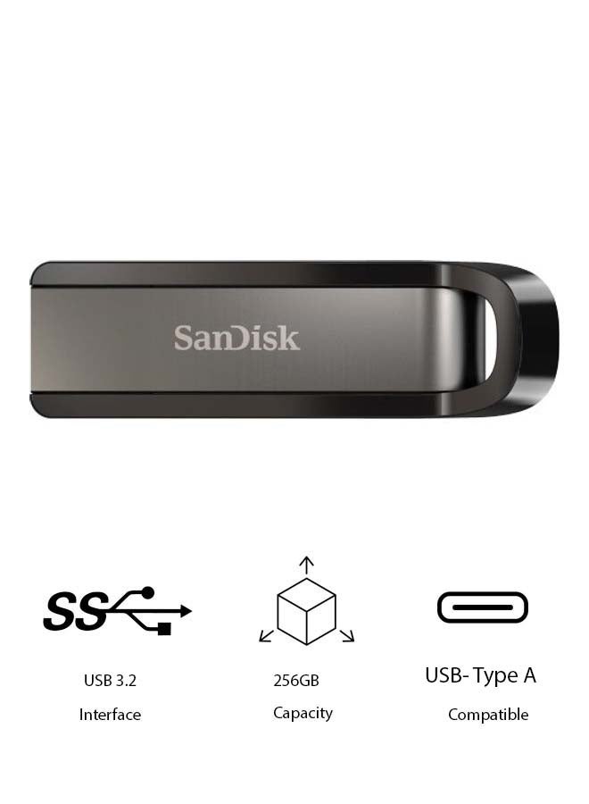 سانديسك - محرك الأقراص بمنفذ USB من إكستريم بأداء عالٍ للقراءة المتتابعة يصل إلى 400 ميجابت في الثانية وأداء عالٍ للكتابة المتتابعة يصل إلى 240 ميجابت في الثانية 256 GB - Image 1