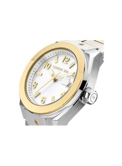 CERRUTI 1881 Women's Gold Round Shape Stainless Steel Analog Wrist Watch  33 mm CIWLH2226005  - Image 4