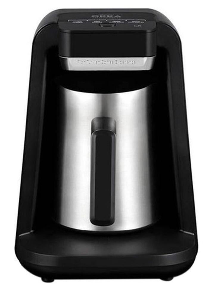 أرزوم ماكينة صنع القهوة التركية ريتش سبين سعة 3 لترات 3 L 700 W OK0012-RK-BKCRM أسود/ فضي - Image 1