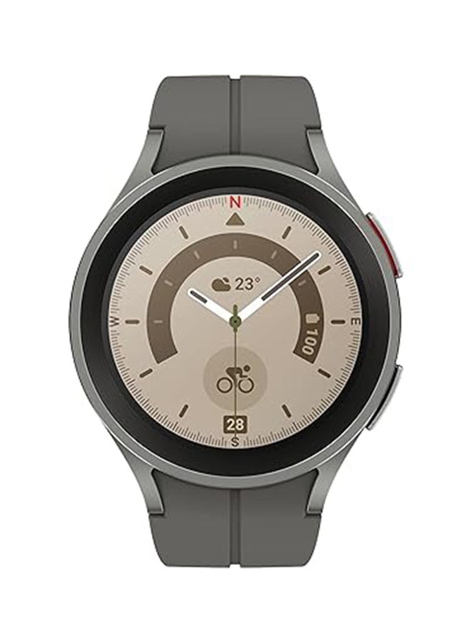 Galaxy Watch 5 Pro 45mm Grey Titanium - pnsku/N53339186A/45/_/1709279697/44880f5b-6093-4e11-b6f8-8398a79fcdcf