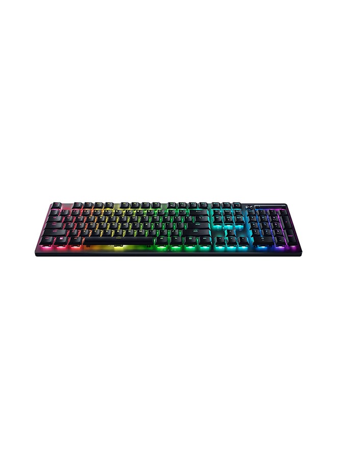 RAZER - DeathStalker V2 Pro Wireless Gaming Keyboard: Low-Profile Optical Switches - Linear Red - HyperSpeed Wireless & Bluetooth 5.0-40 Hr Battery - Ultra-Durable Coated Keycaps - Chroma RGB - Black - Image 1
