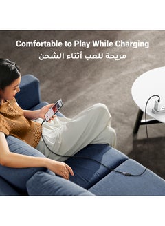 يو جرين سلك USB تمديد كبل USB 3.0 موسع الحبل نوع A ذكر إلى أنثى نقل البيانات متوافق مع Playstation ،VR، محرك فلاش USB، قارئ بطاقات، محرك أقراص ثابتة، لوحة مفاتيح، طابعة ، كاميرا - 1 متر لون أسود  - Image 4