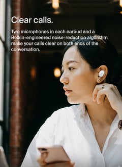 belkin SoundForm Pay True Wireless Earbuds White  - Image 4