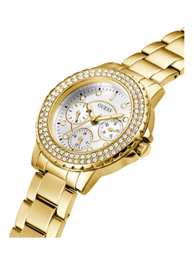 GUESS Women's White Dial Stainless Steel Multi-Function Watch GW0410L2 - Image 4