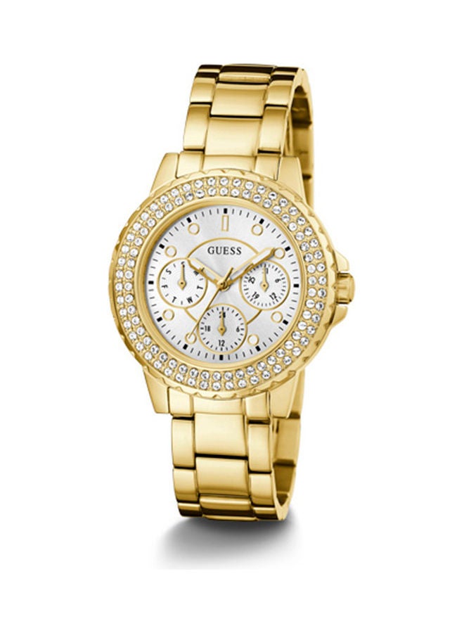 GUESS Women's White Dial Stainless Steel Multi-Function Watch GW0410L2 - Image 5