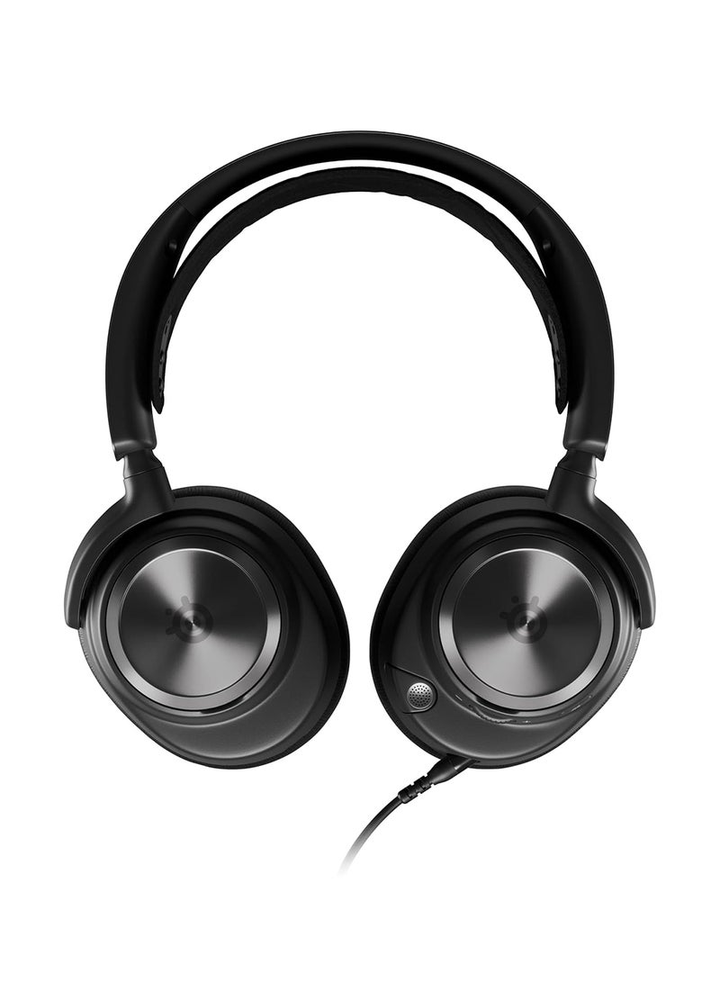 steelseries - Arctis Nova Pro Wired Gaming Headset with GameDAC Gen 2, ClearCast Gen 2 Mic, 40mm Neodymium Drivers, 38 Ohm Impedance, 10-40,000 Hz Frequency Response, Multi-System Connectivity (PC, PS5, PS4, Mac, Switch), Black | 61527 - Image 1