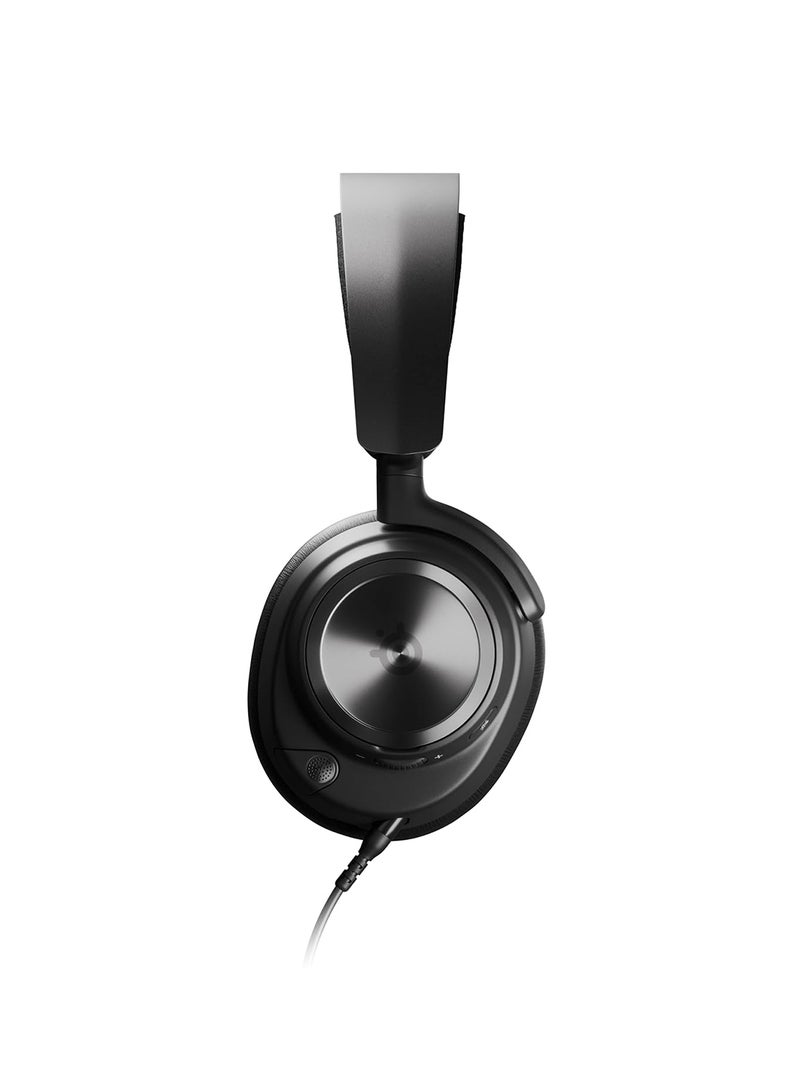 steelseries - Arctis Nova Pro Wired Gaming Headset with GameDAC Gen 2, ClearCast Gen 2 Mic, 40mm Neodymium Drivers, 38 Ohm Impedance, 10-40,000 Hz Frequency Response, Multi-System Connectivity (PC, PS5, PS4, Mac, Switch), Black | 61527 - Image 1