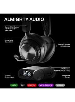 Arctis Nova Pro Wireless High-Fidelity Gaming Audio Headset with Active Noise Cancellation for Xbox & PC - Black - pnsku/N53340627A/45/_/1726816854/26c0f7a4-f761-4525-9df8-90a1783d899e