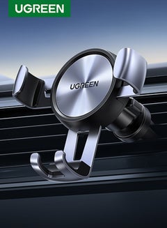 Car Phone Holder, Car Holder for Air Vent with Gravity Auto Lock Car Mobile Holder Adjustable Car Mount Compatible with iPhone 15/14/13/12 Series, Galaxy S22 S21 Z Flip 4 5 space grey