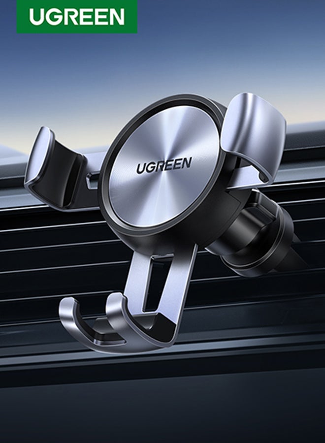 Ugreen - Car Phone Holder, Car Holder for Air Vent with Gravity Auto Lock Car Mobile Holder Adjustable Car Mount Compatible with iPhone 15/14/13/12 Series, Galaxy S22 S21 Z Flip 4 5 space grey - Image 1