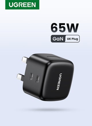 65W GaN Charger USB C Power Adapter Dual Type C Laptop Wall Charging Plug GaN Power Delivery Compatible With Macbook Pro Air iPhone 16 15 Series  Galaxy S24 S23 Ultra Xiaomi Laptop Power Bank SLR Black - pnsku/N53340813A/45/_/1710949988/14f52624-c100-496c-837b-02d9f9b70b69