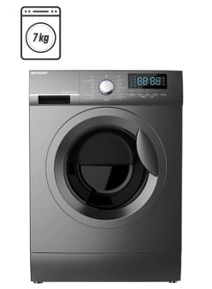SHARP Front Load Washing Machine 7 kg ES-FE712DLZSA-S Stainless Steel 