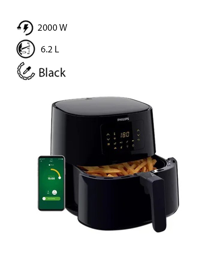 Philips Essential Connected Airfryer XL 6.2 L 2000 W HD9280/90 Black - Image 1