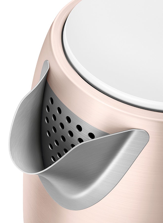 فيليبس غلاية معدنية - قاعدة دوارة 360°، 1.7 L 2200 W HD9350/96 ذهبي وردي - Image 5