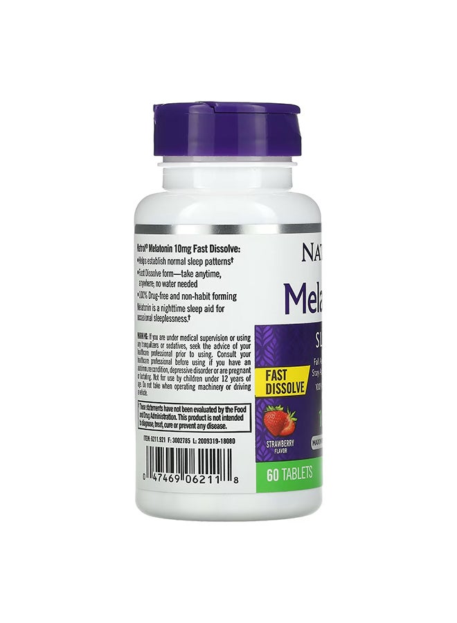 Melatonin Fast Dissolve Maximum Strength Citrus 60 Tablets