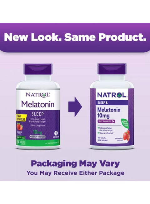 Melatonin Fast Dissolve Maximum Strength Citrus 60 Tablets