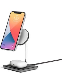Native Union Snap Magnetic 2-In-1 Wireless Charger Grey  - Image 1