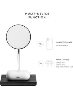 Native Union Snap Magnetic 2-In-1 Wireless Charger Grey  - Image 4