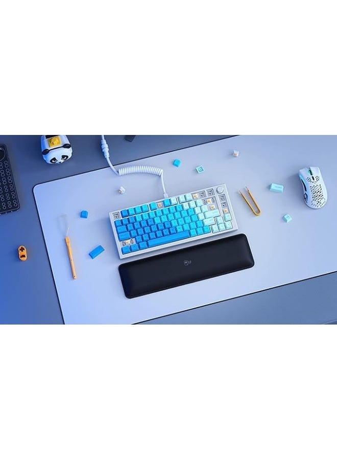 Gpbt Dye Sublimated Keycaps (Black) - Thick Pbt Plastic 114 Keycap Set For 100% Full Size, 85% 80% Tkl, 60% Compact, 75% Mechanical Keyboards