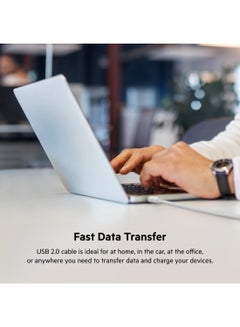 بيلكين كابل USB-C 2.0 مجدول 100 واط بطول 2 متر  - Image 5