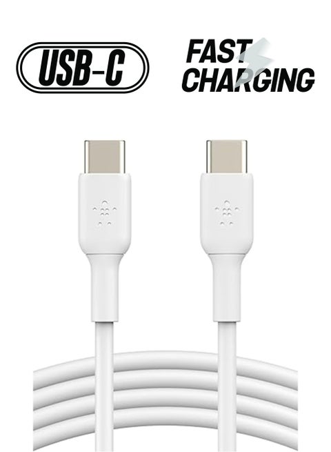 Boost Charge USB-C To C Cable 1M White
