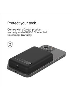 5000 mAh BoostCharge Magnetic Power Bank Wireless, Magsafe Power Bank, Battery Pack With 7.5W Magsafe Power Bank, 10W Input And Kickstand, Power Bank For Iphone 15, 14, 13, 12 Series Black - pnsku/N53342889A/45/_/1705055595/426e6114-1915-4854-9d08-8754842b7517