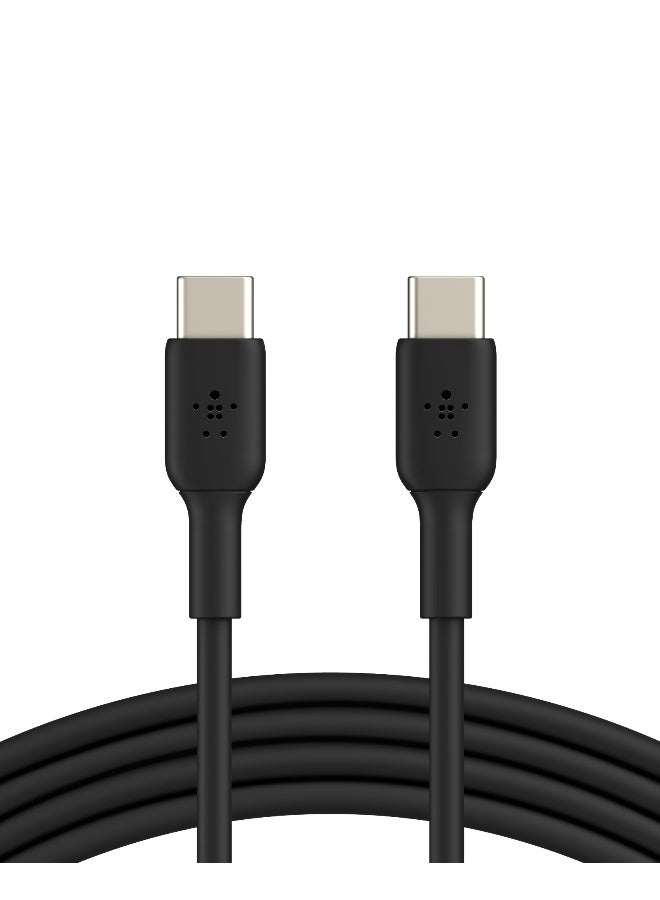 بيلكين كابل يو اس بي سي الى يو اس بي سي من بيلكين - كابل يو اس بي نوع سي (3.3 قدم/1 متر، اسود) - Image 1