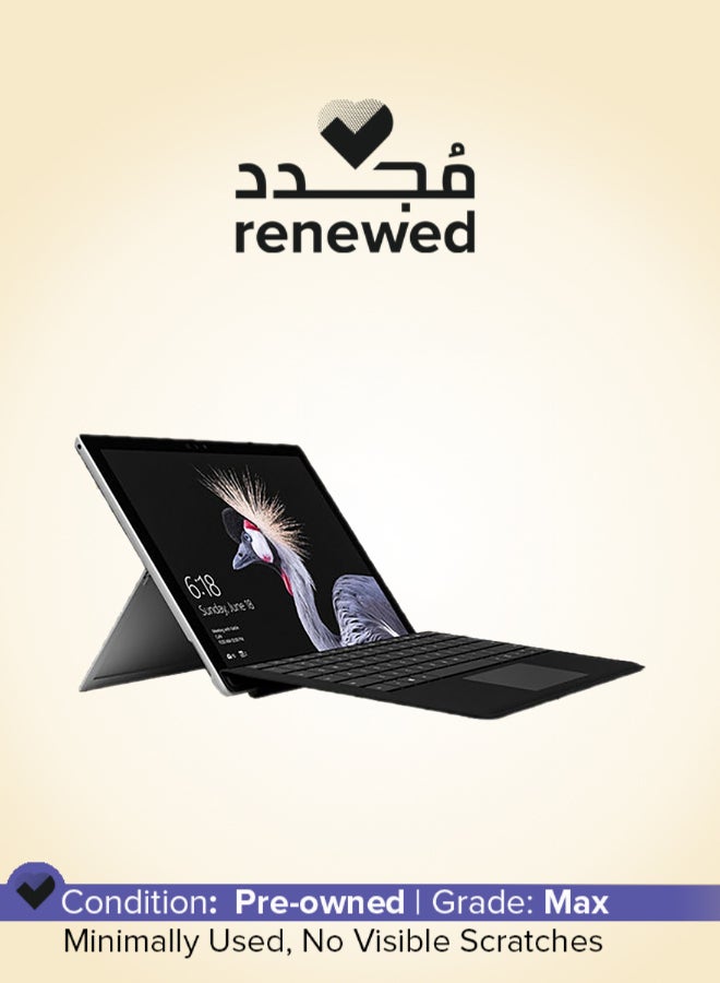 Microsoft Renewed - Surface Pro 5 Laptop With 12.3-Inch Display,Intel Core i5 Processor/7th Gen/4GB RAM/128GB SSD/Intel HD Graphics English Silver - Image 1