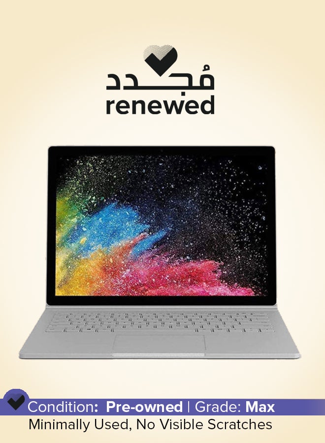 Microsoft Renewed - Surface Book 2 (2017) Laptop With 13.5-Inch Display,Intel Core i7 Processor/8th Gen/16GB RAM/1TB HDD/2GB Intel HD Graphics English Silver  - Image 1