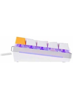 Glorious GMMK 2 Pre-Built Modular Mechanical Keyboard, ABS Doubleshot Keycaps, 65% Layout, 67 Keys, Fox Linear Switch, USB-C Interface, 5-Pin Hotswap Support, White | GLO-GMMK2-65-FOX-W  - Image 5