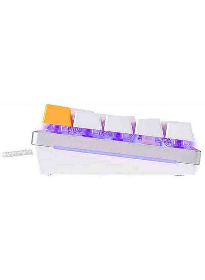 Glorious GMMK 2 Pre-Built Modular Mechanical Keyboard, ABS Doubleshot Keycaps, 65% Layout, 67 Keys, Fox Linear Switch, USB-C Interface, 5-Pin Hotswap Support, White | GLO-GMMK2-65-FOX-W  - Image 5