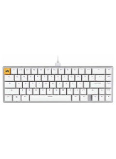 Glorious GMMK 2 Pre-Built Modular Mechanical Keyboard, ABS Doubleshot Keycaps, 65% Layout, 67 Keys, Fox Linear Switch, USB-C Interface, 5-Pin Hotswap Support, White | GLO-GMMK2-65-FOX-W  - Image 1