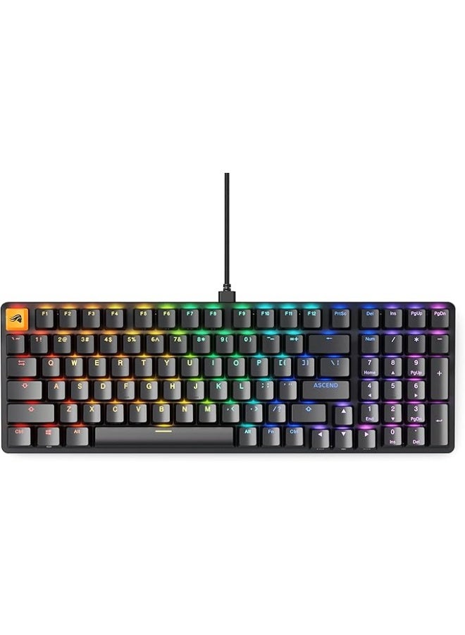 Glorious GMMK2 Pre Built Edition Full Size Wired Keyboard, 96% Modular Mechanical, ANSI US Layout, 99 Keys, ABS Doubleshot Keycaps, Tray Mount, Black | GLO-GMMK2-96-FOX-B  - Image 4