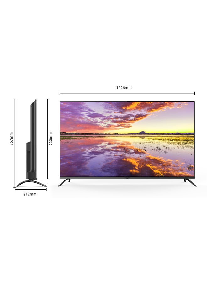 CHiQ - QLED Smart TV, HD, 55 Inch, Android 11.0, HDR10, A+ Screen, WiFi, Bluetooth 5.0, Netflix, YouTube, Prime Video, Full Screen Display, HDMI, USB U55QM8V Black - Image 1