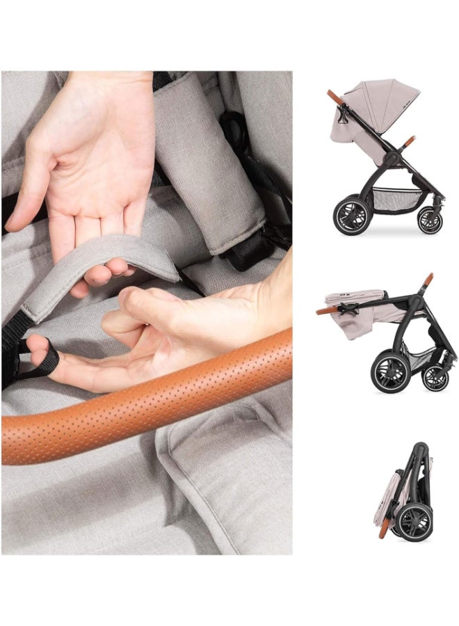 hauck - Standard Baby Single Stroller Uptown - Beige - Image 1
